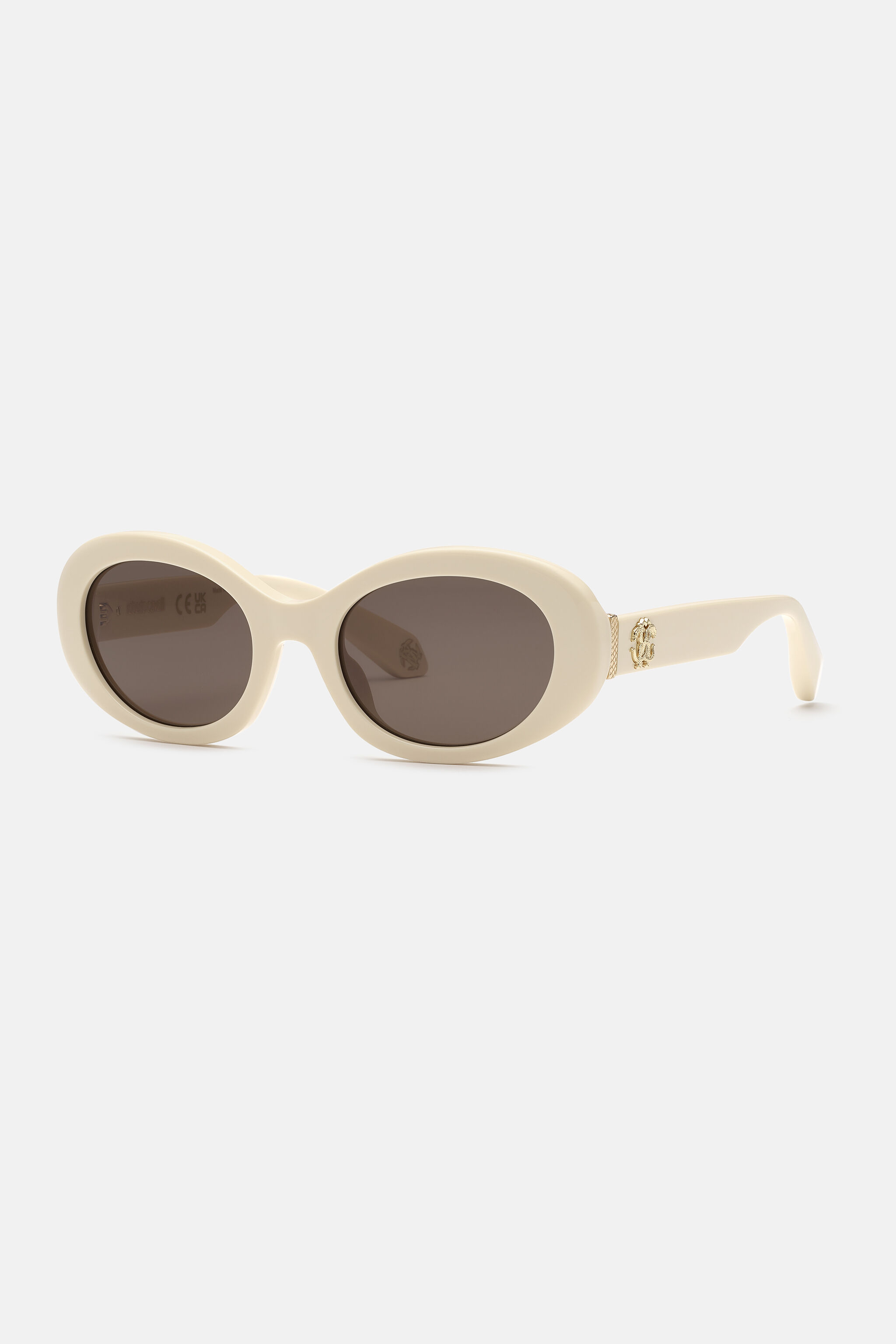 RC Sunglasses with snakeskin effect metal trim SHINY FULL CREAM UALD37-ID234