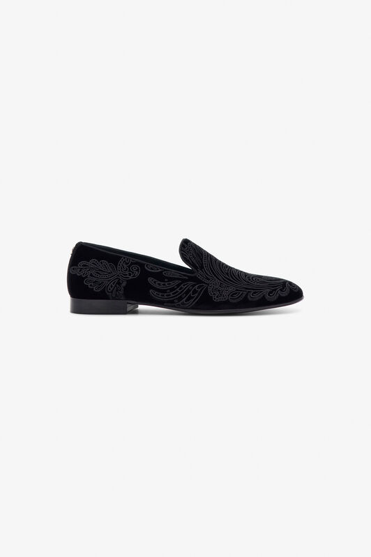 RC Mocassini in velluto Nero TRS019-VLT01