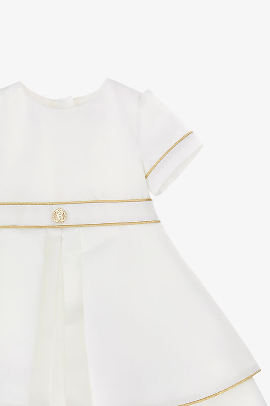 JU Kleid mit dem Logo RC Weiß TJT107-KU012