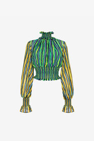 ${brand} Baidera Print Silk Top ${colorDescription} ${masterID}