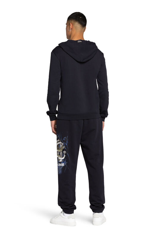 RC RC Monogram Lightning-Print Sweatpants Dark blue IS7210-CF050