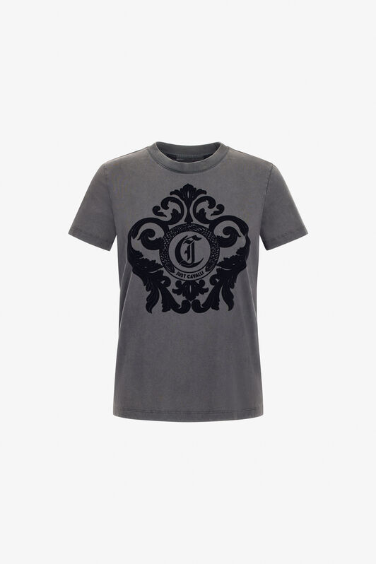 JC Just Cavalli T-shirt Dunkelgrau TFT099-TF155