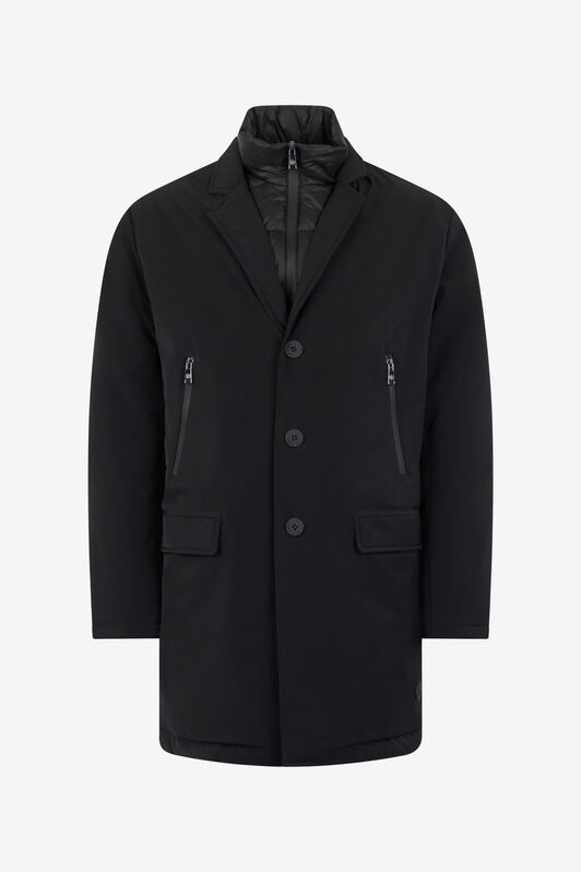 RC Padded Jacket With Quilted Insert Black OOT40E-SBO04