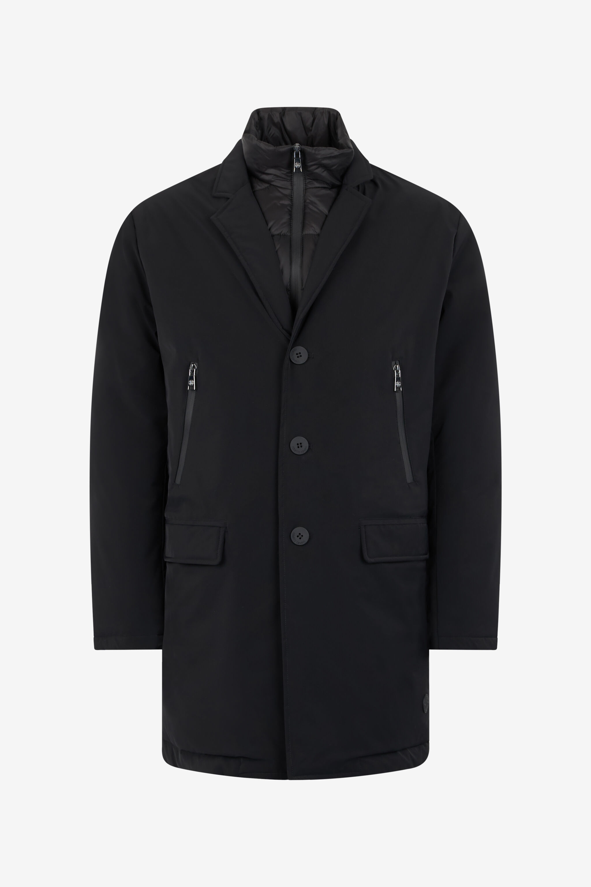 RC Padded Jacket With Quilted Insert Black OOT40E-SBO04