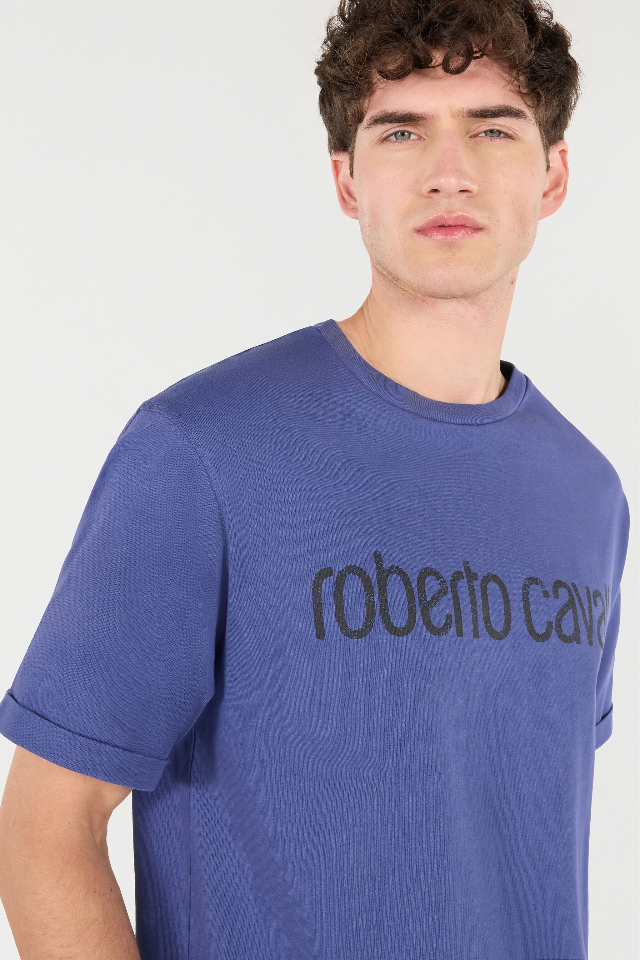 RC T-Shirt Mit Logo Im Used-Look Navy POT62A-JD060