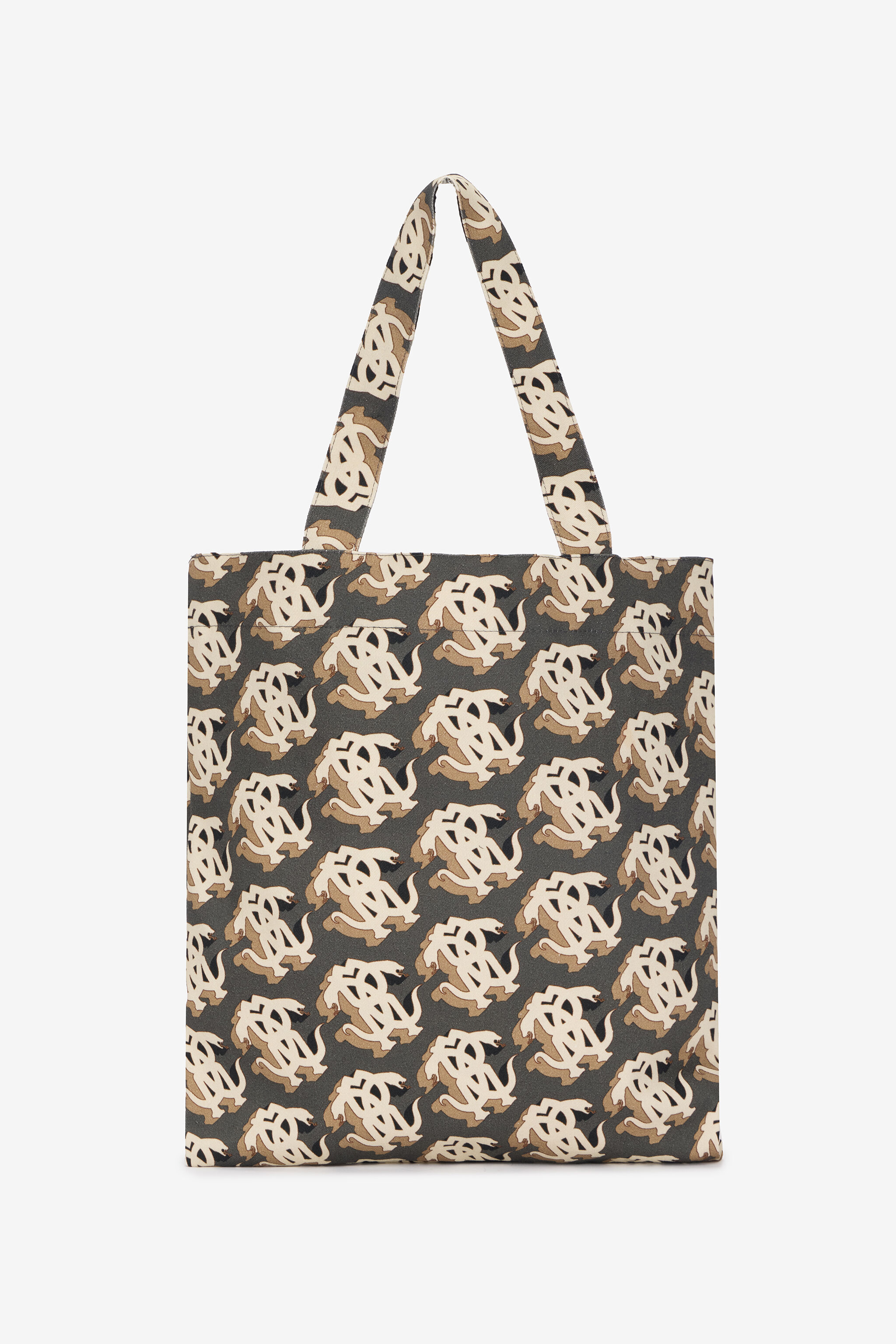 RC Borsa Shopper Monogram Mirror Snake BLACK/MULTICOLOR POB01E-DAQ67