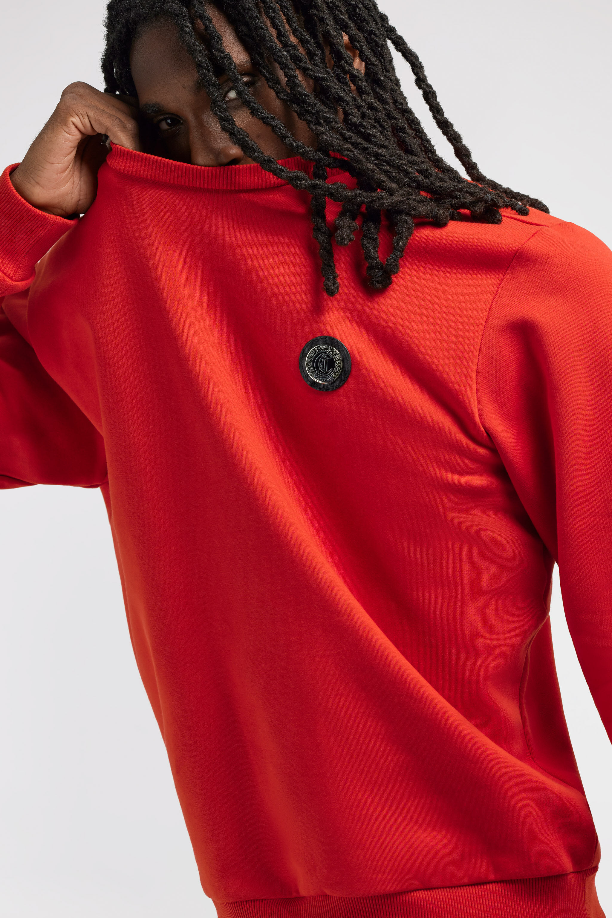 JC Just Cavalli Sweatshirt Red TFT053-TF070