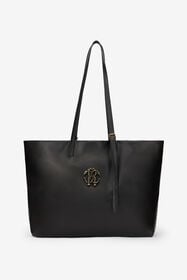 RC Shopping Bag Nera con RC Monogram BLACK QOB00A-PZO31
