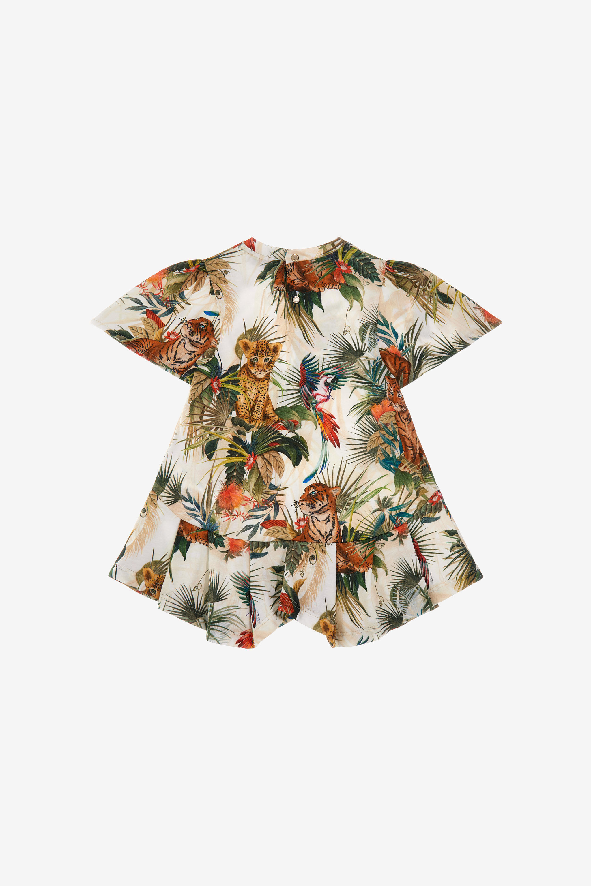 JU Jungle print dress Grün SJT135-JFI95