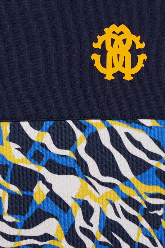 JU Tiger Twiga print track pants JU Tiger Twiga print track pants INK BLUE JJT267-CF027