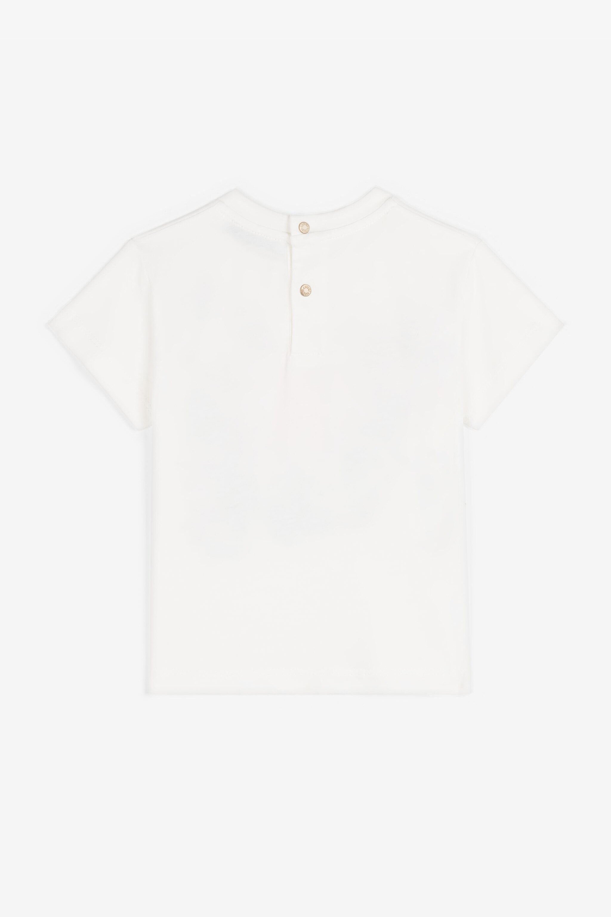 JU Bird-Print Cotton T-Shirt White RJT60J-JD001
