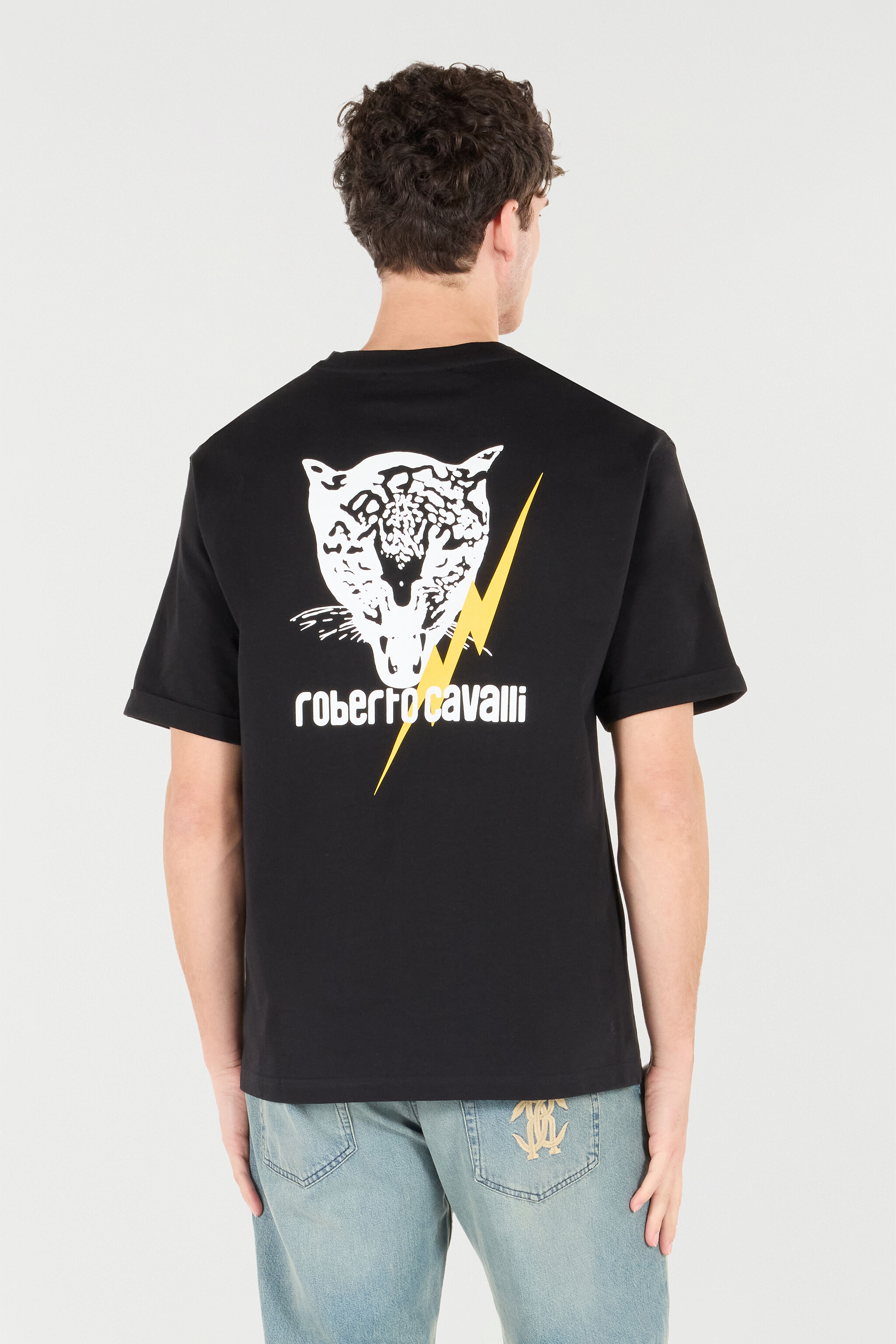 RC T-Shirt With Print And Logo Black POT62B-JD060