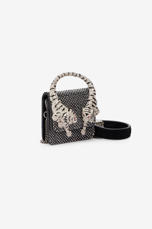 RC Roar Phone Case With Sequins And Tigers Black UKA004-PZE03