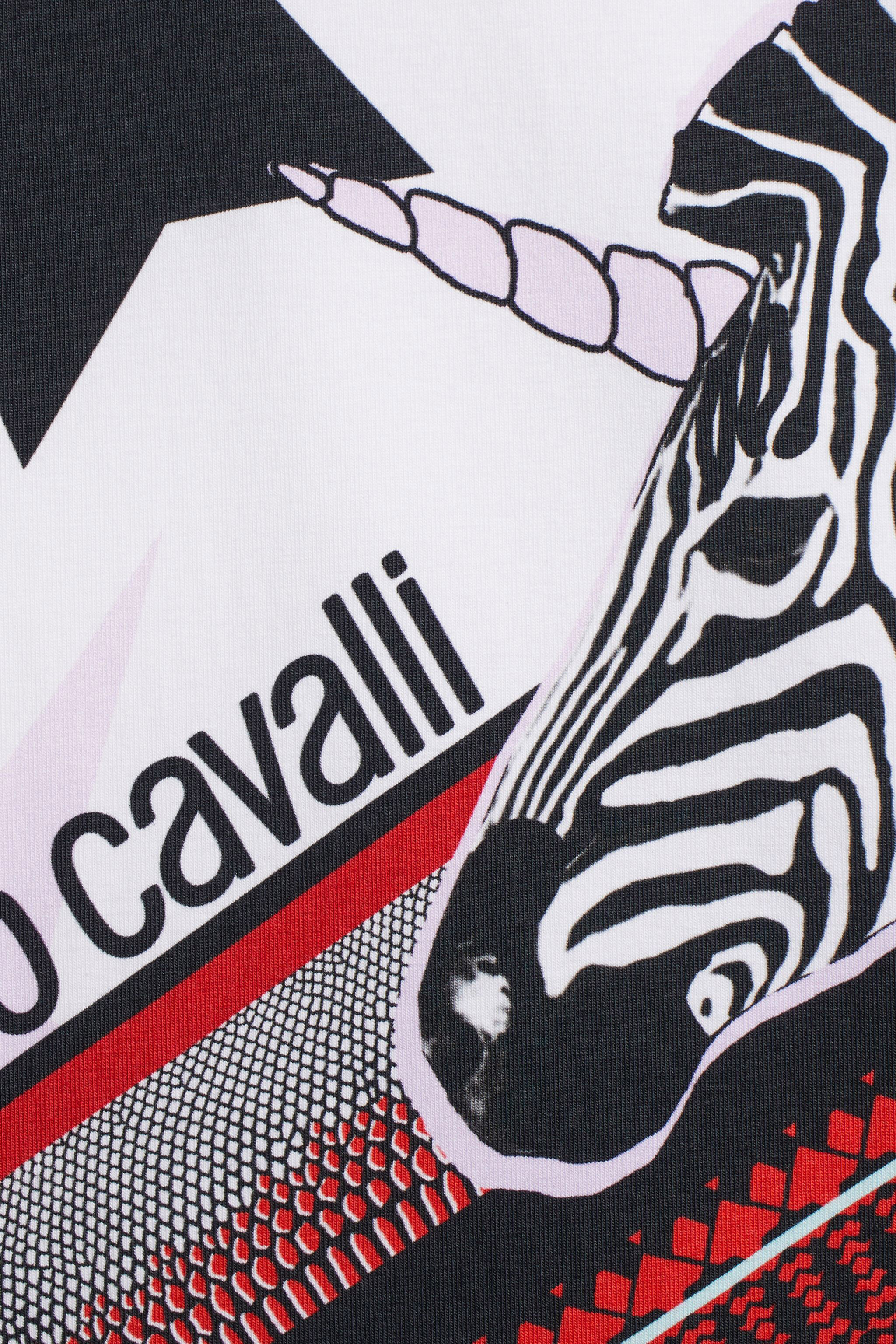 JU T-shirt à imprimé Zebra Foulard RED/MULTICOLOR IJT600-JMQ74