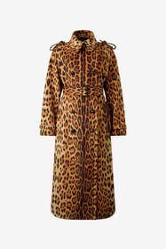${brand} Trench Lungo Con Stampa Jaguar Skin ${colorDescription} ${masterID}