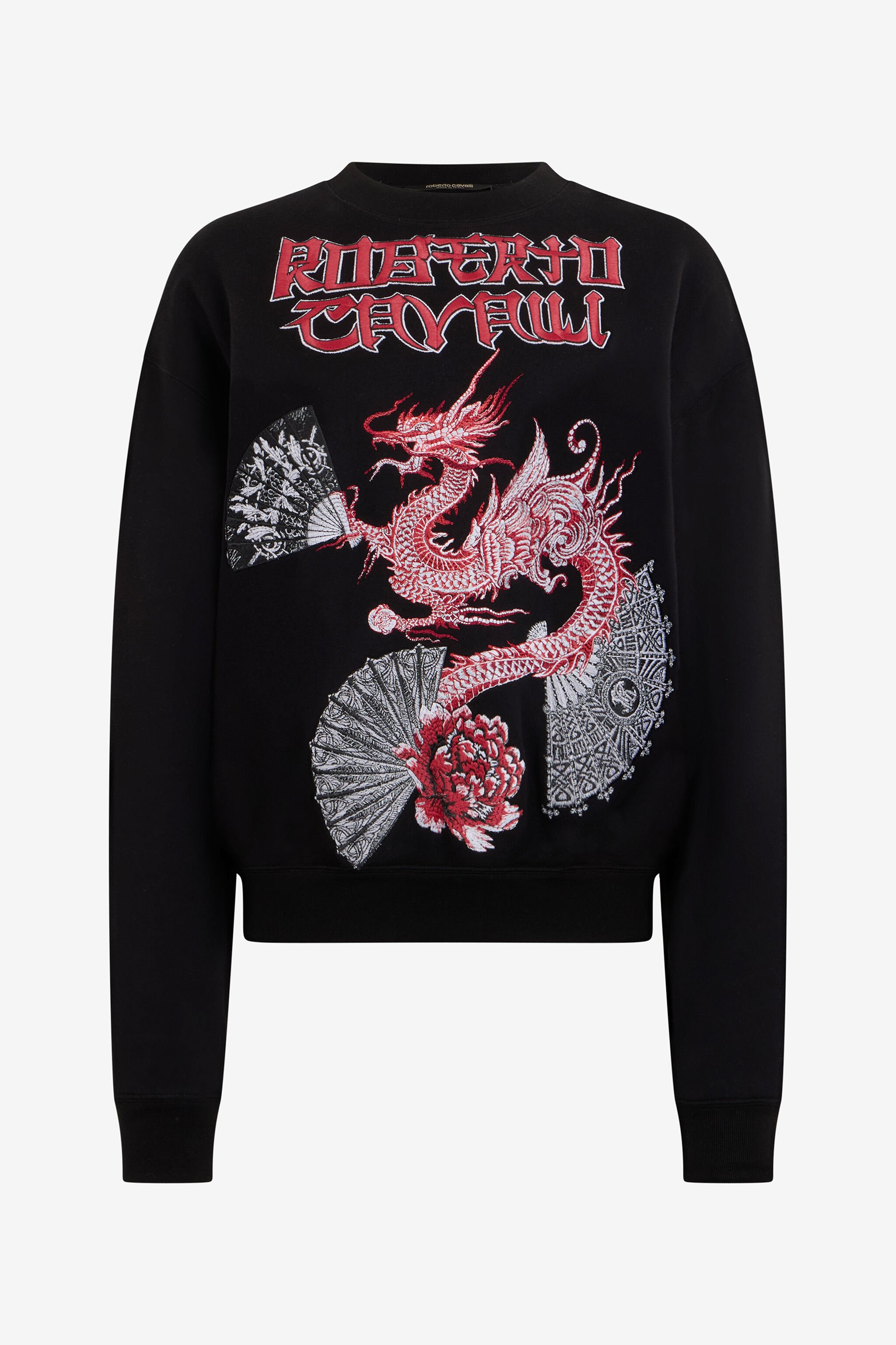 RC Black Sweatshirt with Lettering and Dragon RC Black Sweatshirt with Lettering and Dragon NERO 191101 VQT69B-CF057