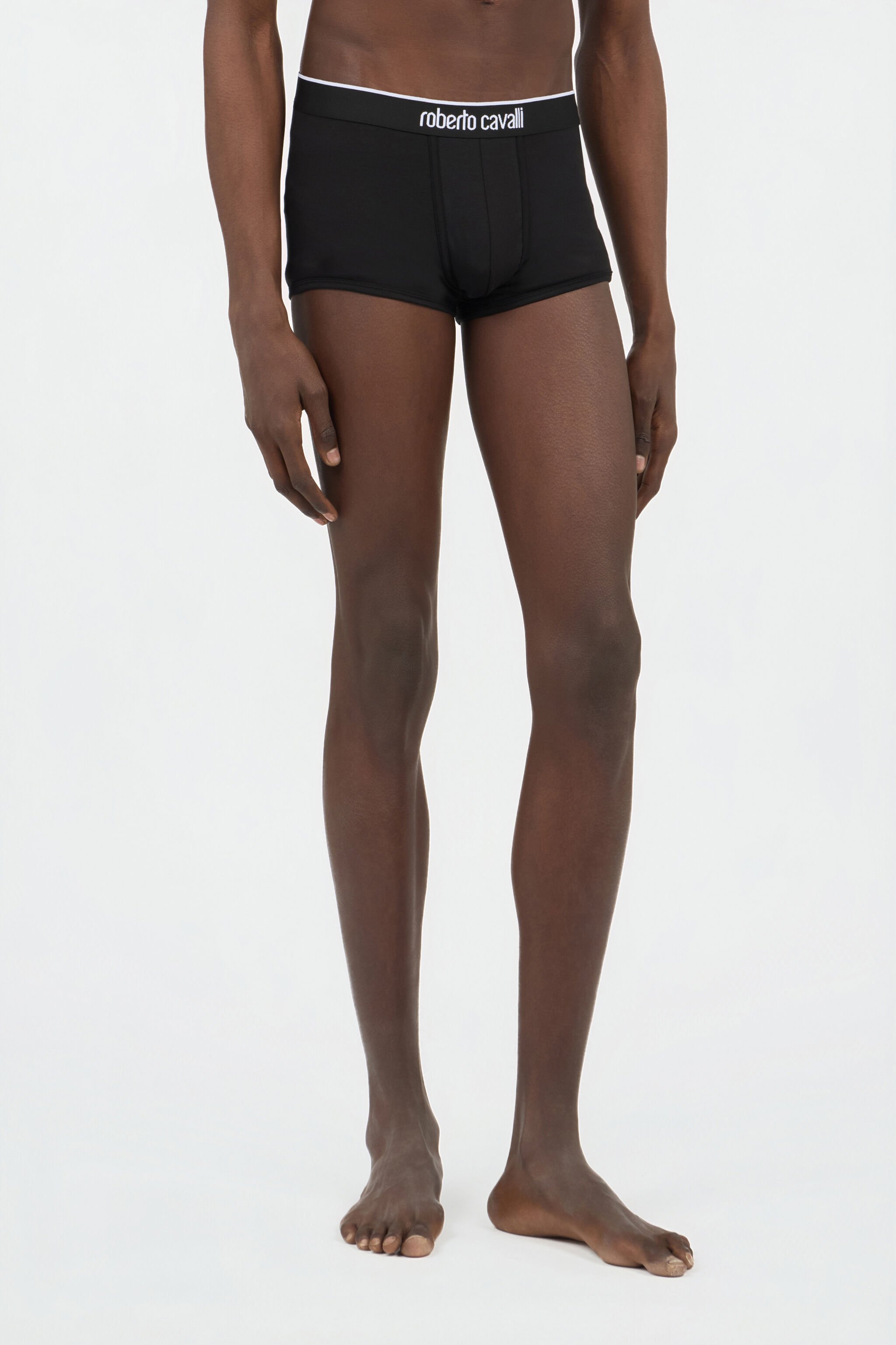 RC Bi-Pack Boxer In Cotone Neri BLACK TRO20B-JJ016