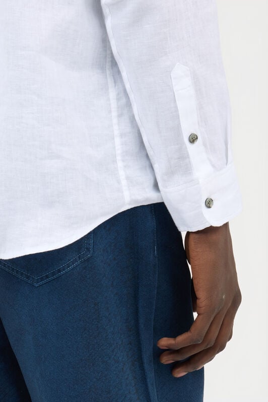 RC Chemise Blanche En Lin WHITE SOT70M-LG032