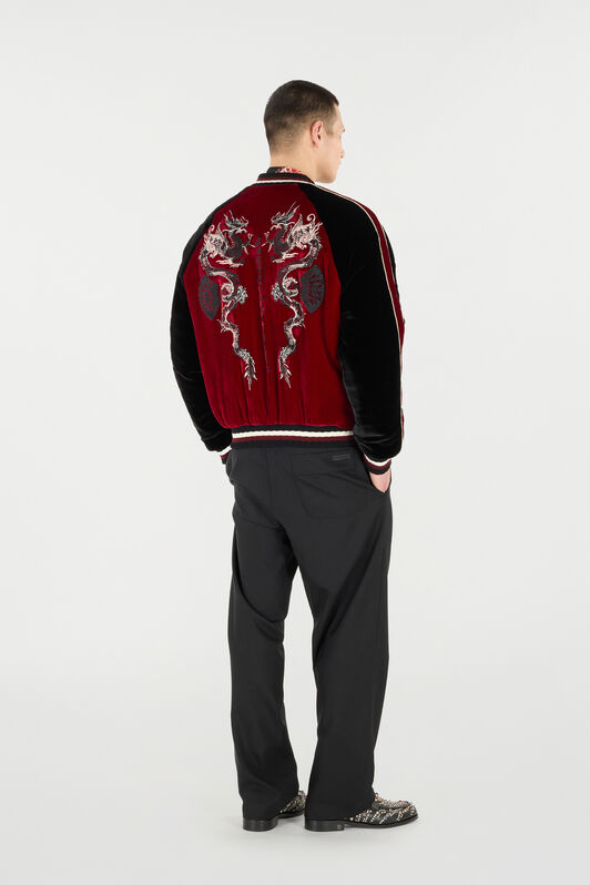 RC Bomber Jacket with Dragons RC Bomber Jacket with Dragons Purple VNT464-VL053
