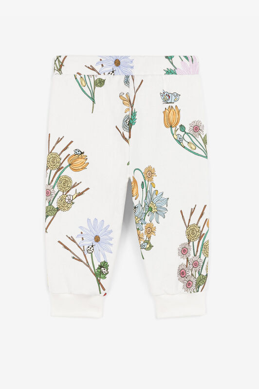 JU Floral-Print Cotton Sweatpants JU Floral-Print Cotton Sweatpants White RJT20J-5OH89