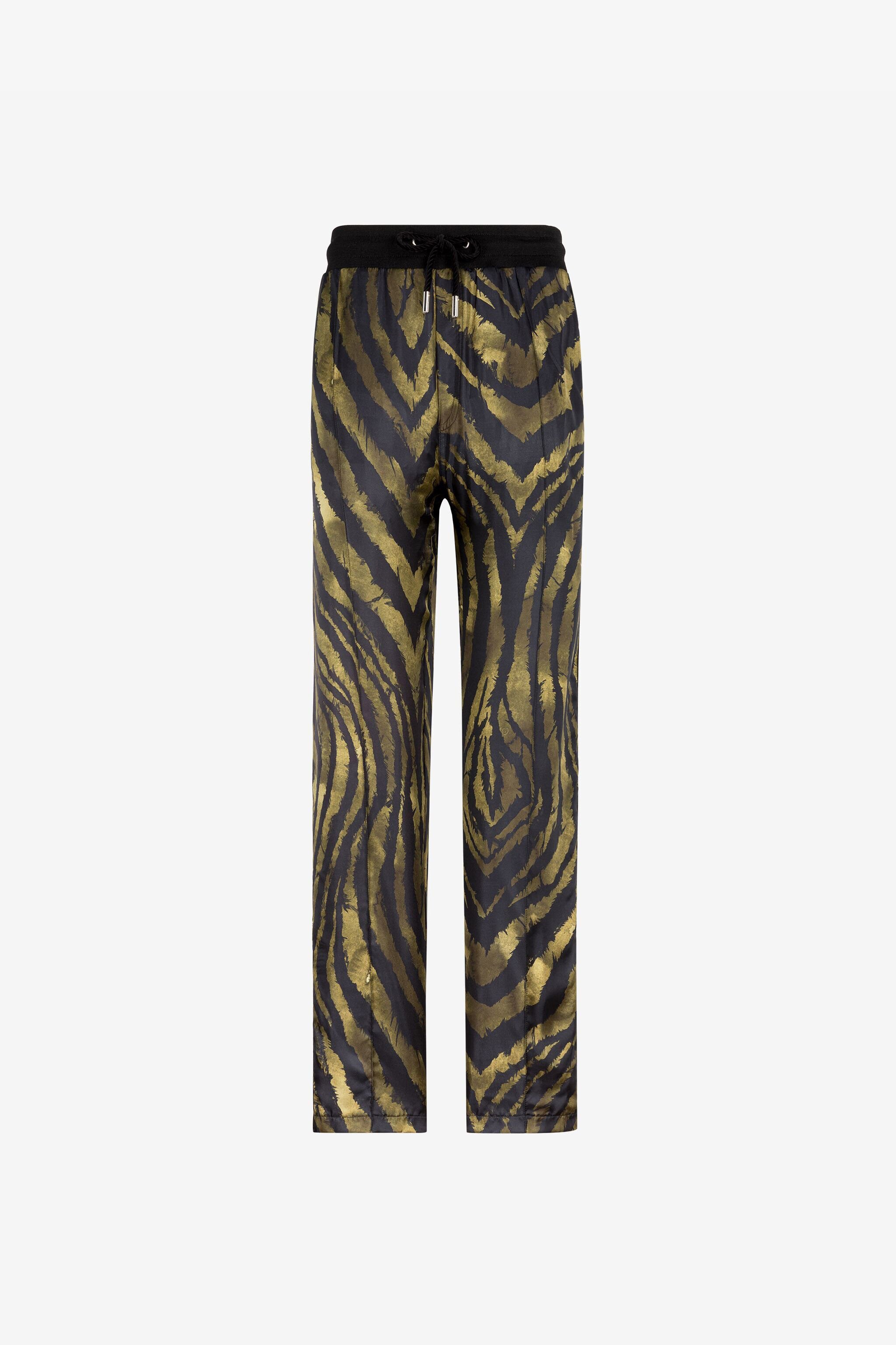 RC Freedom-Print Silk Track Pants Dark green/Black RRT25M-2N410