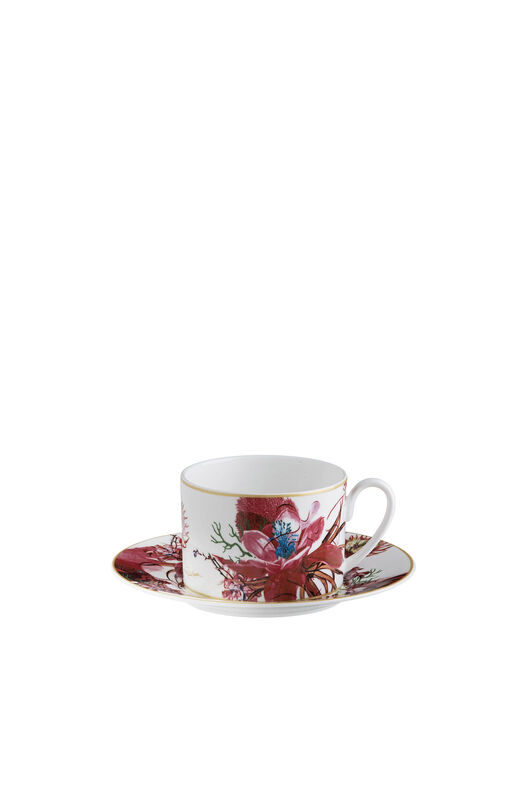 HO FLOWERS COLLECTION SET 2pcs TEA CUPS & SAUCER VARIANTE UNICA IALBA9-CCR01