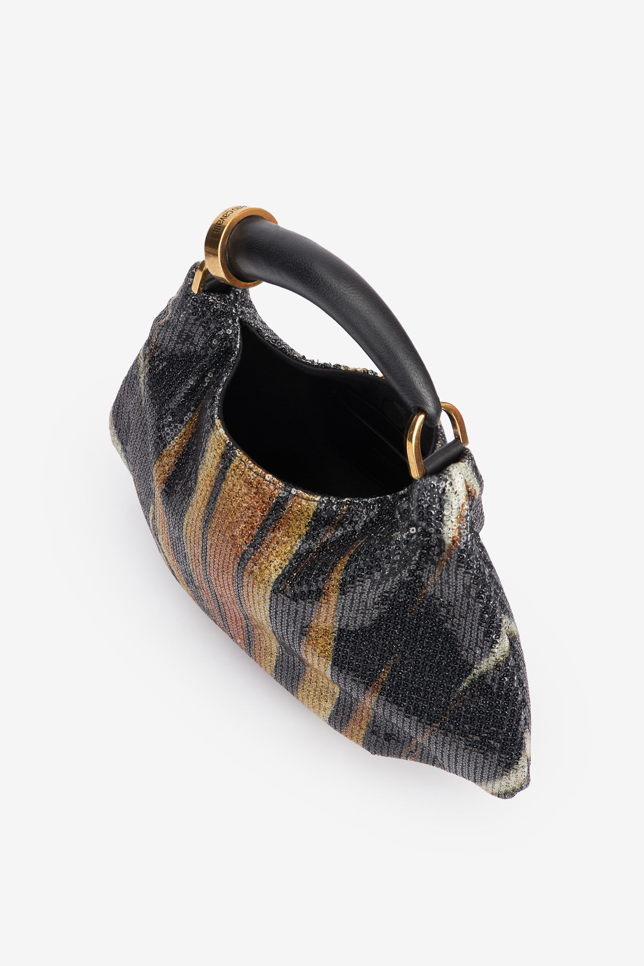 RC Fang Small Hobo Bag with Sequins Gold TKB009-TR099