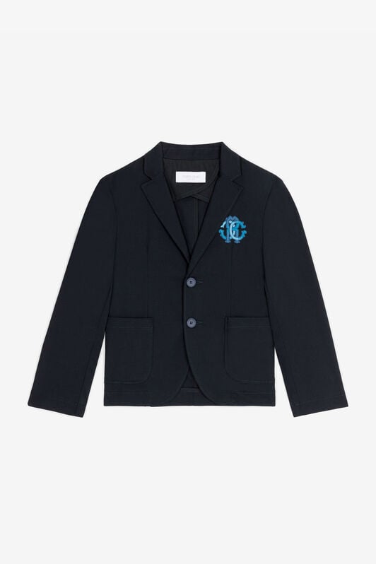 JU RC Monogram Blazer JU RC Monogram Blazer Dark blue RJT408-FN002