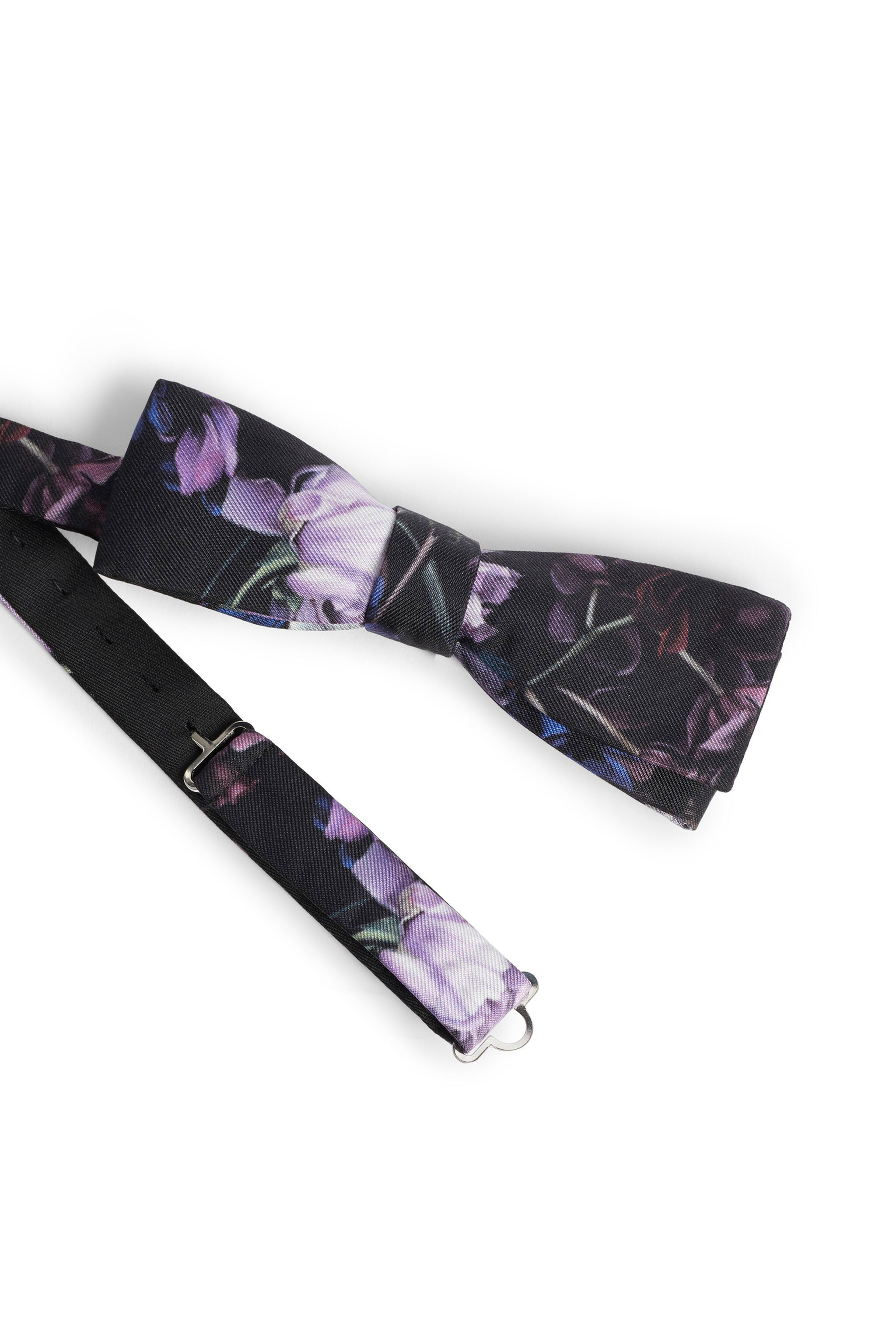 UG Marchito print bow tie MIRTILLO/NERO JYZ02V-SE121