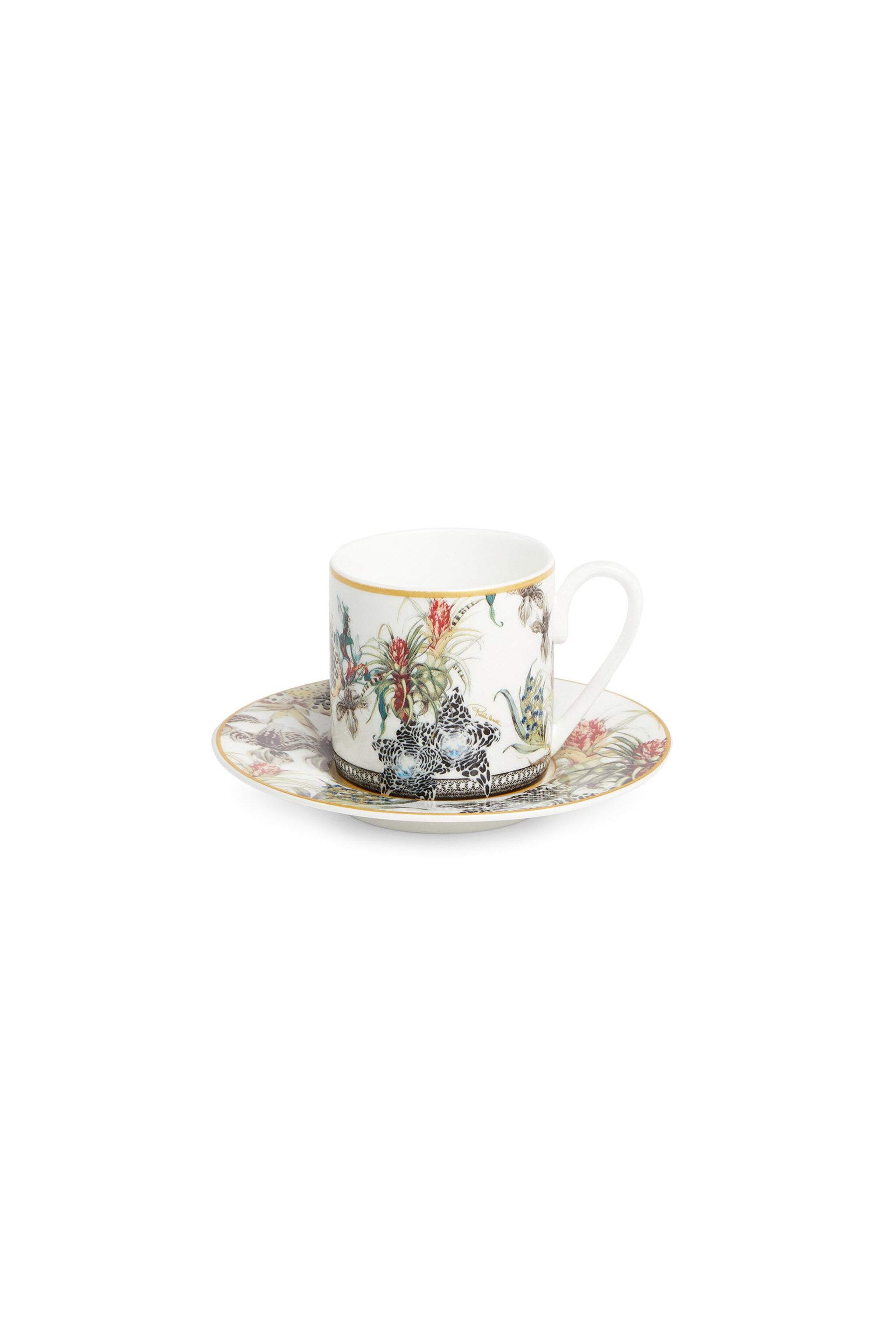 HO Flowers cup and saucer coffee set VARIANTE UNICA EWLBC6-IBAAP