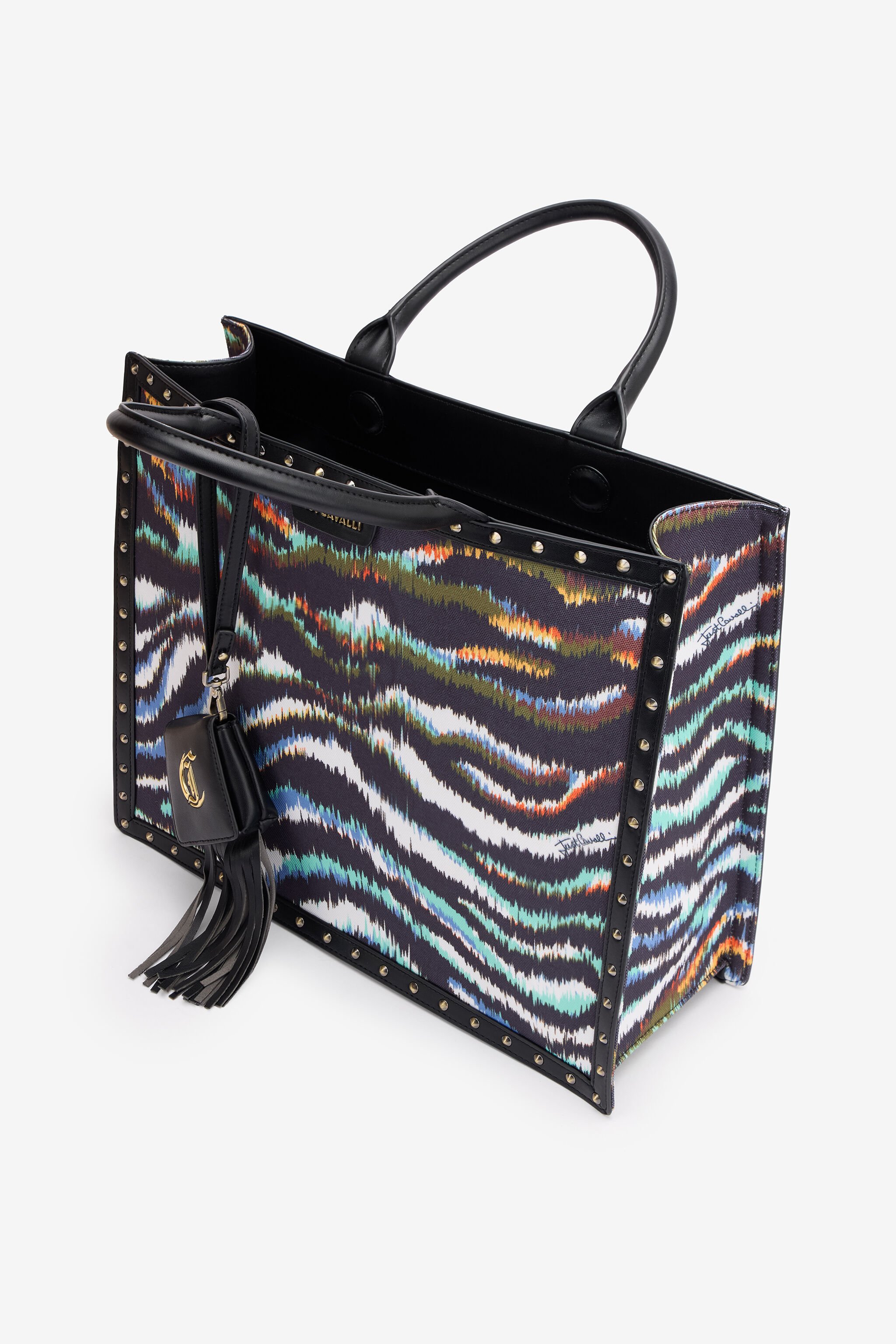 JC Tie Dye-Print Shopper Black SFB184-SF679