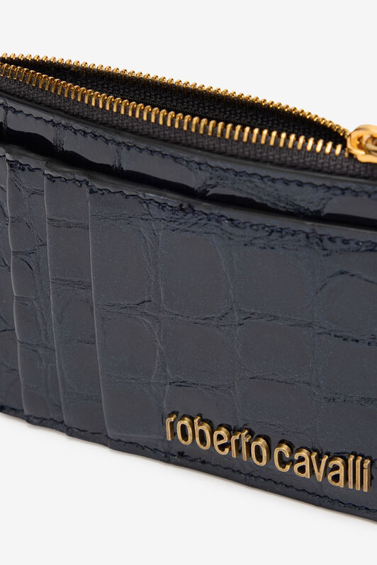 RC Coin Purse With Crocodile Print Dark blue TKA005-PZE01