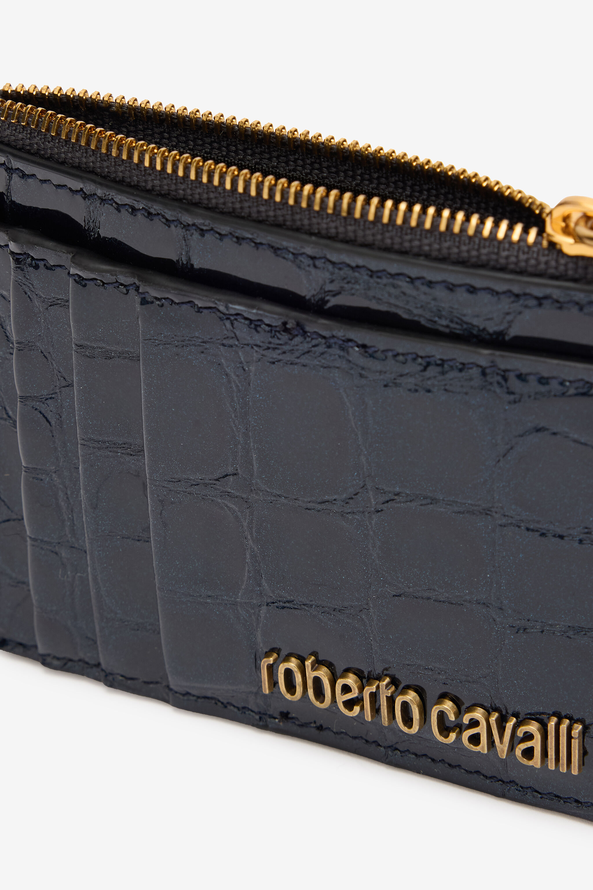 RC Coin Purse With Crocodile Print Dark blue TKA005-PZE01
