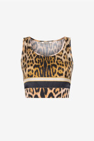 ${brand} Crop Top mit Jaguar-Print ${colorDescription} ${masterID}