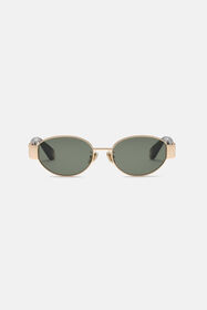 ${brand} Sonnenbrille Mit Metalldekor In Schlangenoptik ${colorDescription} ${masterID}