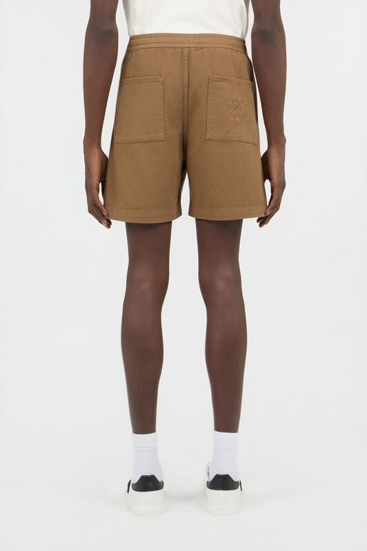 RC Brown Belted Cotton Shorts MILITARY GREEN SOT20C-FA017