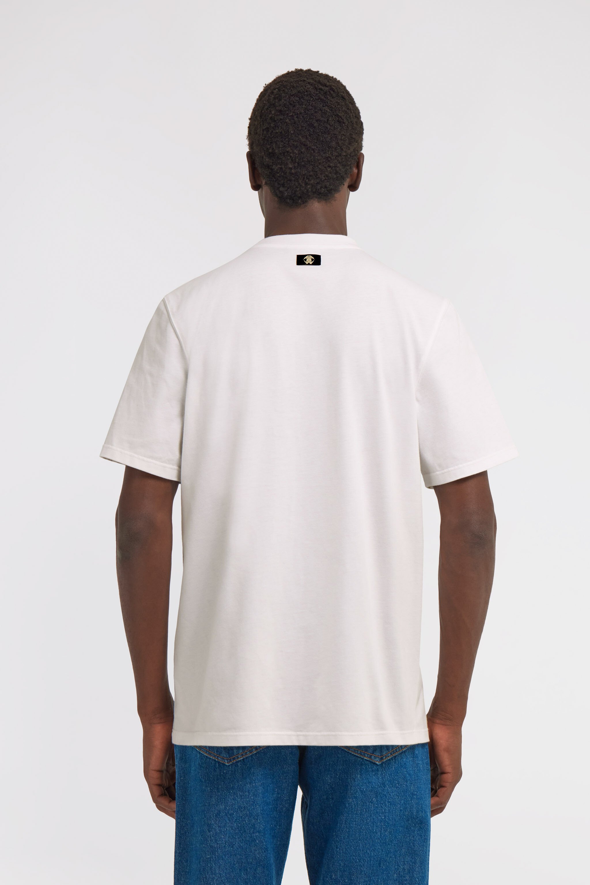 RC T-shirt with printed logo White TRT61E-JD060