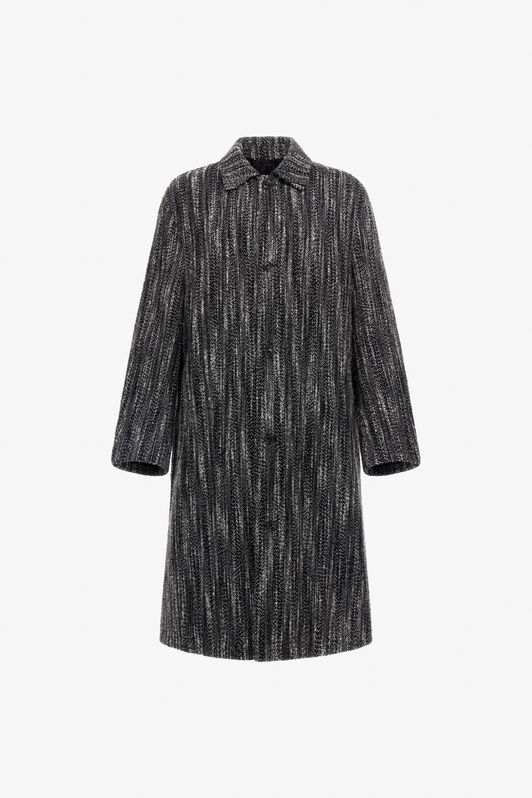 RC Wool Blend Overcoat Black TRT520-TD009