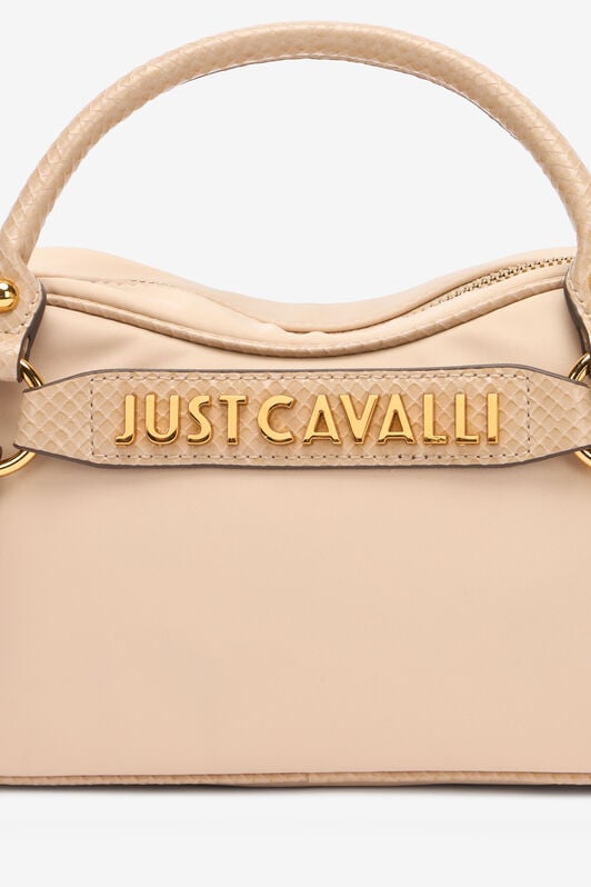 JC Beige Mini Bowling Bag With Logo JC Beige Mini Bowling Bag With Logo DOE UFB103-UF472