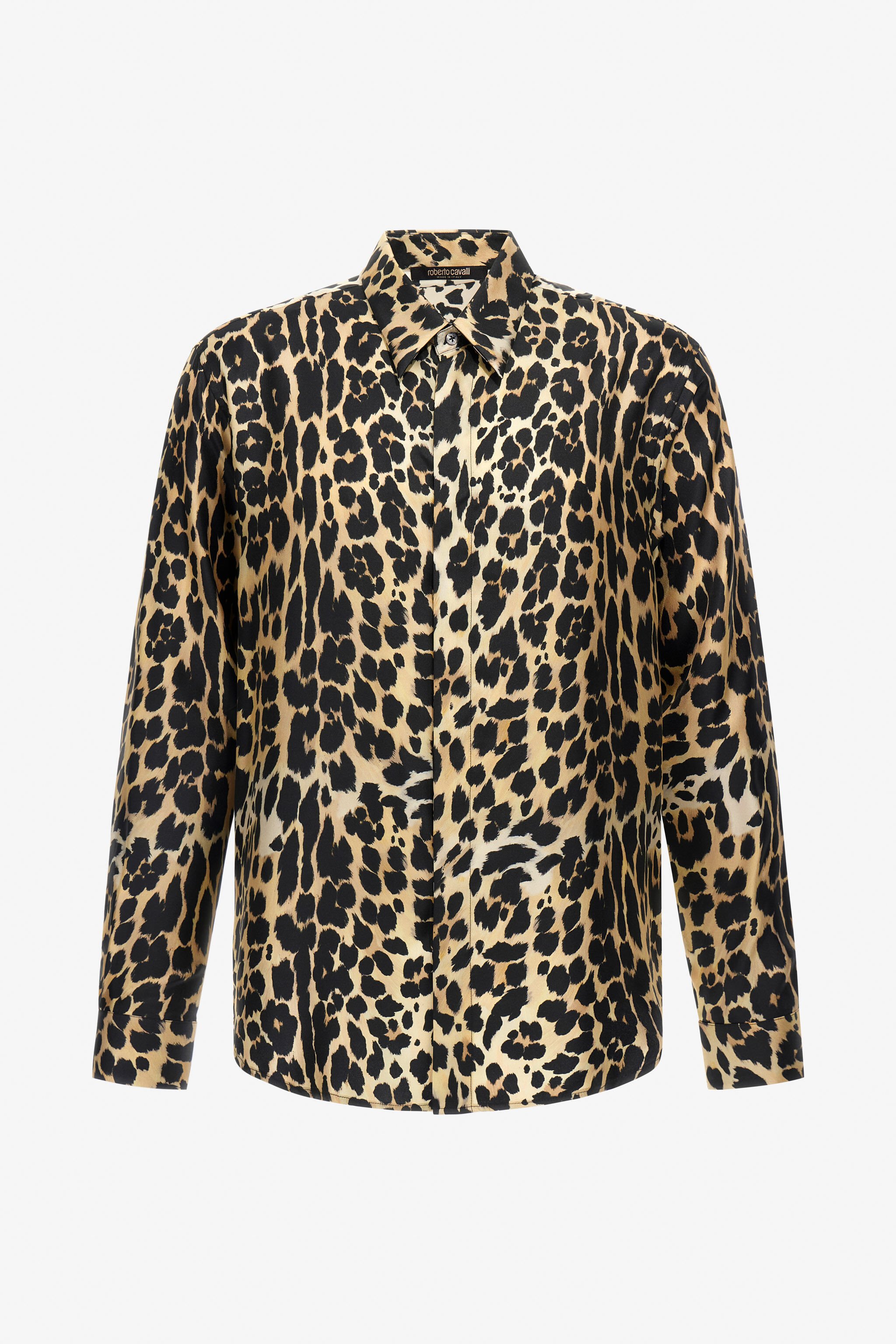 RC Camicia con stampa Leopard Marrone chiaro SRT713-4QO20