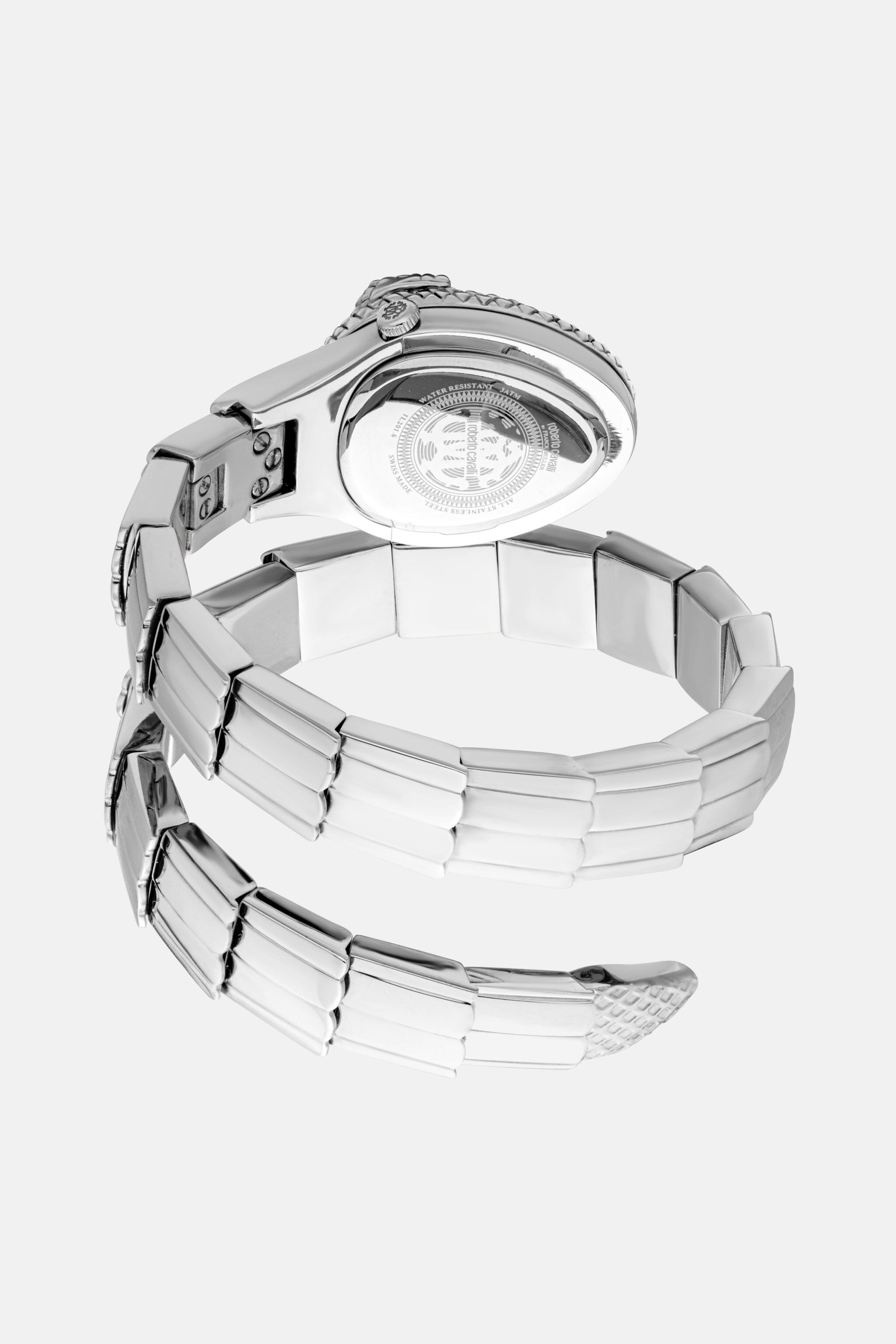 RC Roberto Cavalli by Franck Muller Signature Snake watch Silver RALG54-IG348