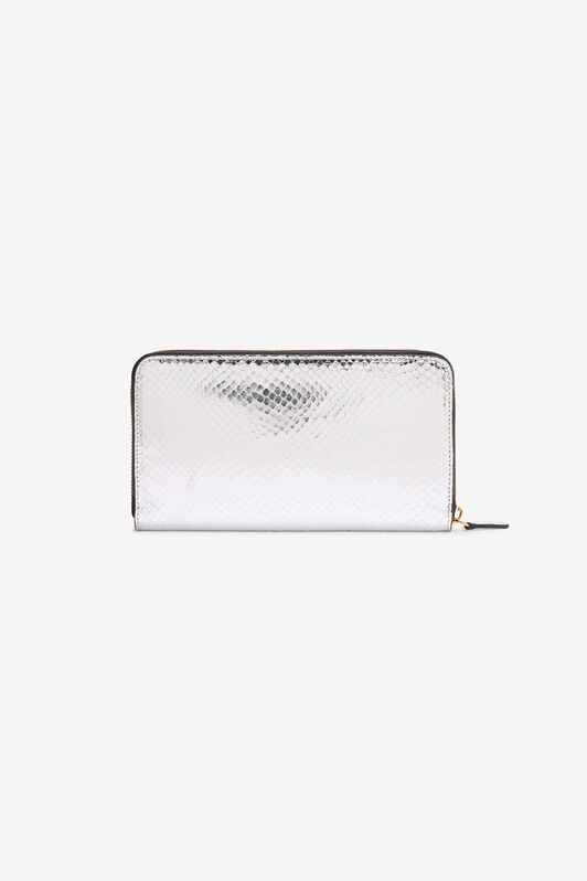 RC Zip-Around Wallet with Snake Print Plata TKA006-PZ579