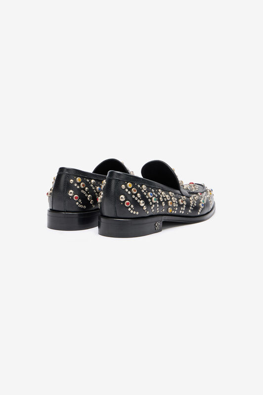 RC Loafers with Studs and Stones RC Loafers with Studs and Stones Noir VRS004-PZB05