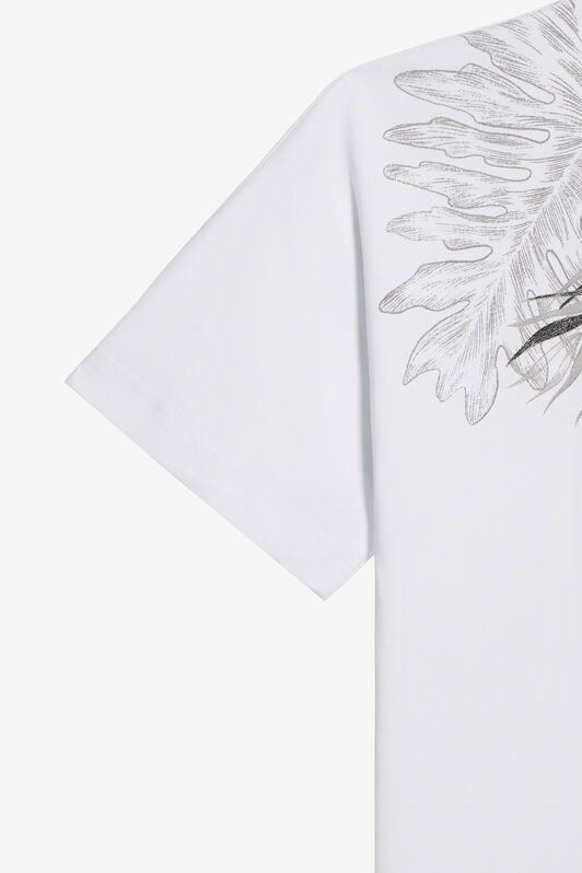 JU Jungle Print T-Shirt with Monogram JU Jungle Print T-Shirt with Monogram OPTICAL WHITE VJT60L-JD001