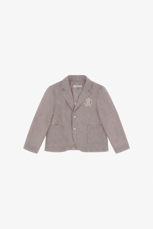 JU Blazer with Monogram RC Hellbraun SJT41A-LC001