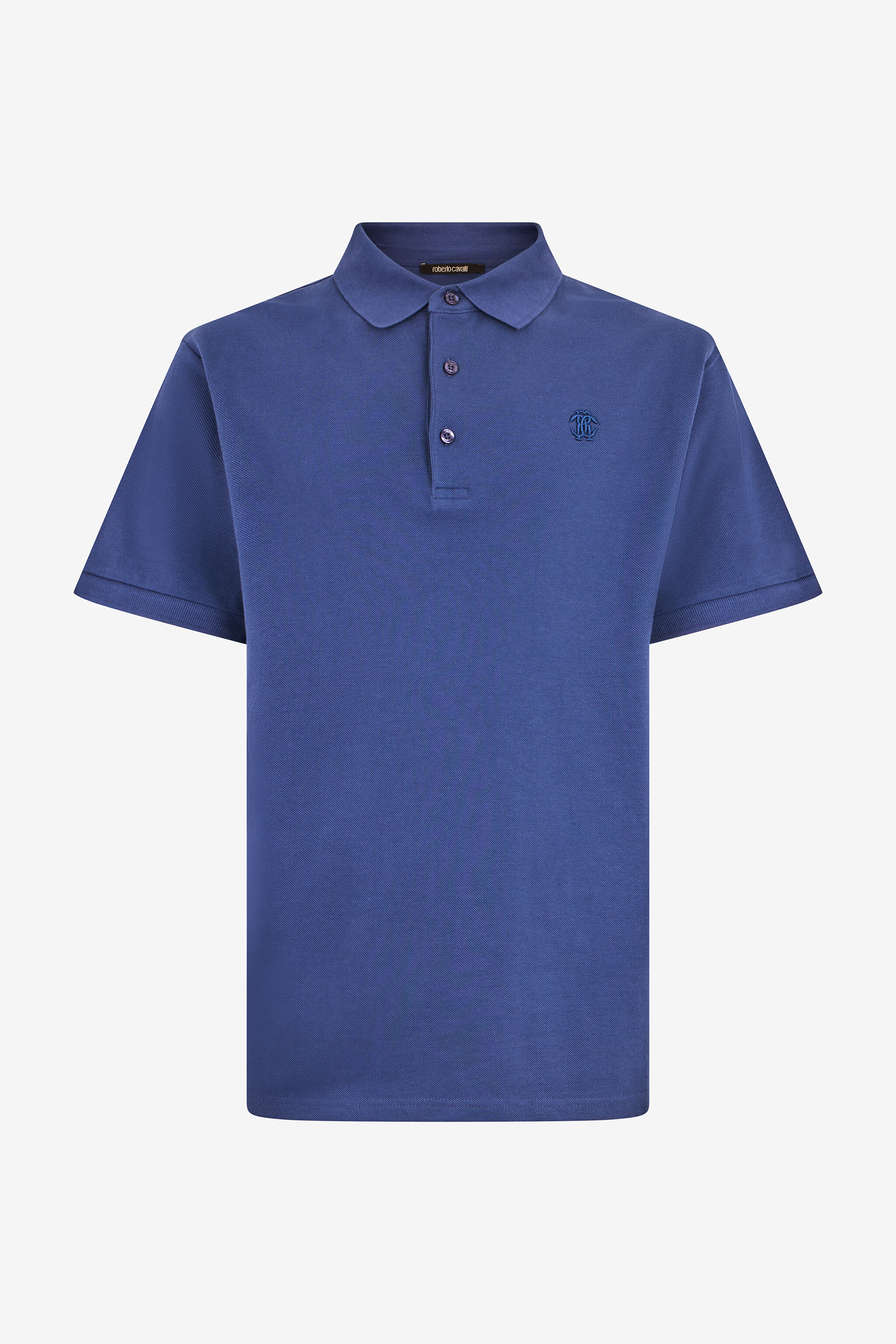 RC Blue Polo with Monogram RC RC Blue Polo with Monogram RC Navy QOT65A-KB001