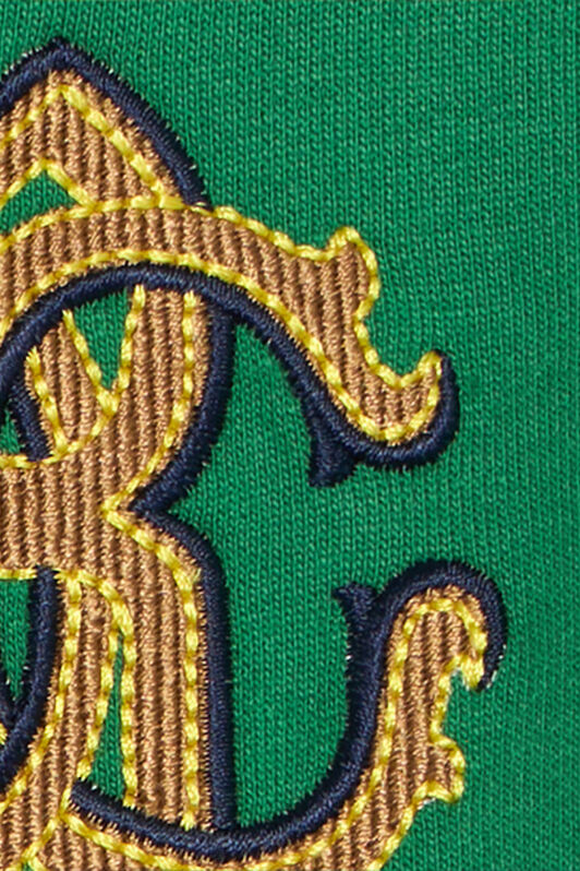 JU Green Hoodie with RC Monogram GREEN VJT695-CF050