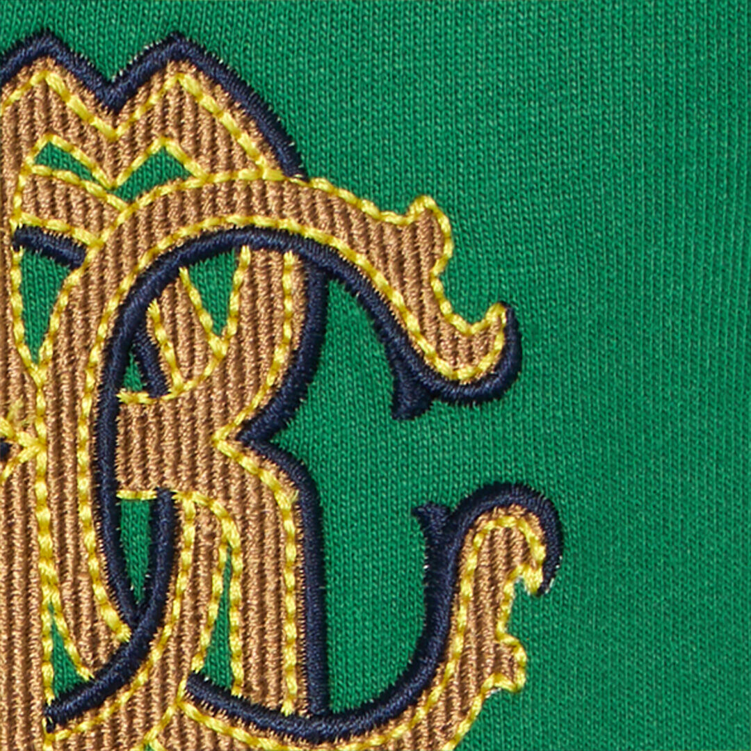 JU Green Hoodie with RC Monogram GREEN VJT695-CF050