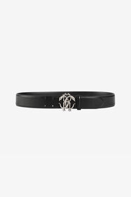 ${brand} Cintura in pelle con Monogram Mirror Snake ${colorDescription} ${masterID}