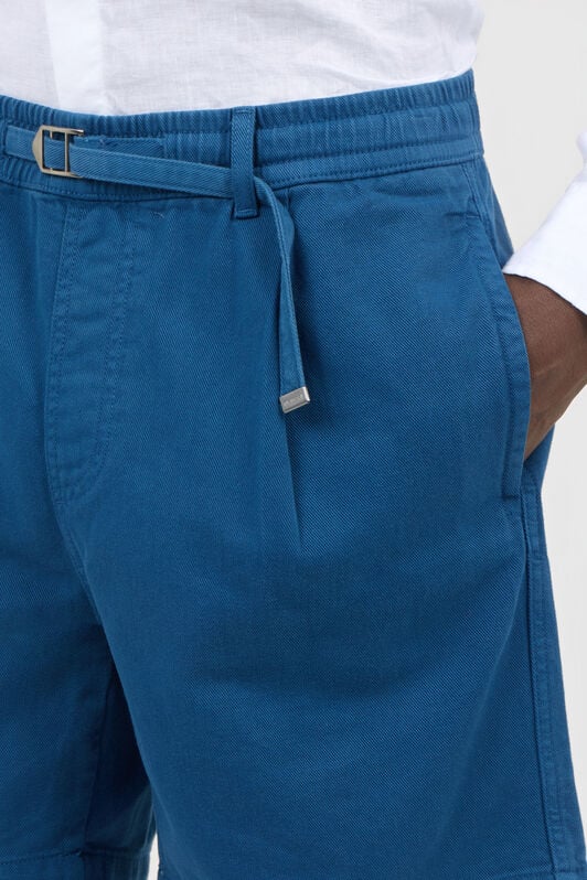 RC Blue Pleated Bermuda Shorts BLUE SOT20C-FA017